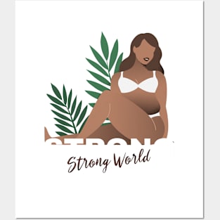 Strong Women Strong World Female Empowerment Posters and Art